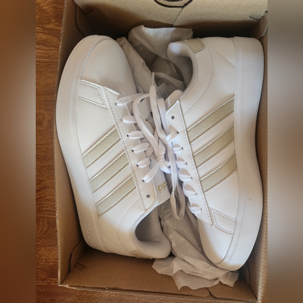 Adidas Women's Grand Court 2.0 White Alumina